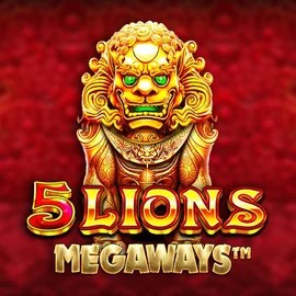5 Lions Megaways slot logo by Pragmatic Play at Ringospin Casino