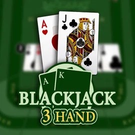 Blackjack 3H (Habanero) online game logo by Habanero on ringosspin.com