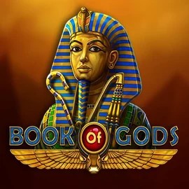 Book of Gods slot logo by BF Games at Ringospin Casino