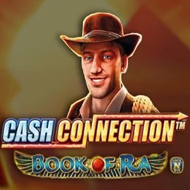 Cash Connection Book Of Ra online game logo by Novomatic on ringosspin.com