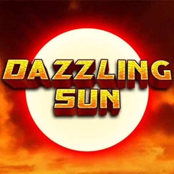 Dazzling Sun slot logo by Win Studios at Ringospin Casino