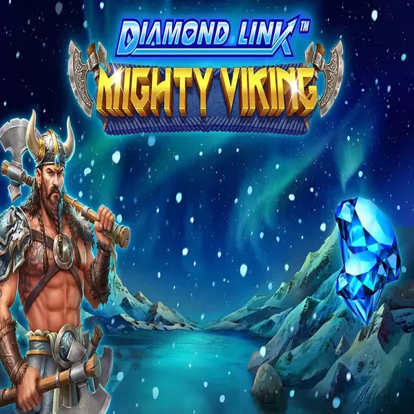 Diamond Link Mighty Viking by Greentube, showcased at ringosspin.com – game logo