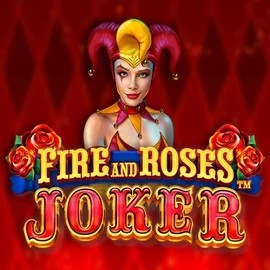 Fire and Roses Joker slot logo by Triple Edge Studios at Ringospin Casino