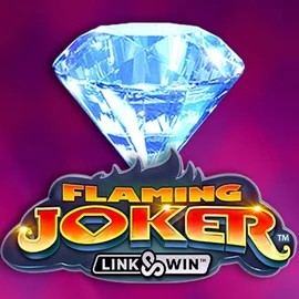 Flaming Joker Link and Win online game logo by Barstruck on ringosspin.com