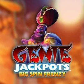 Genie Jackpots: Big Spin Frenzy slot visual from Blueprint Gaming available on ringosspin.com