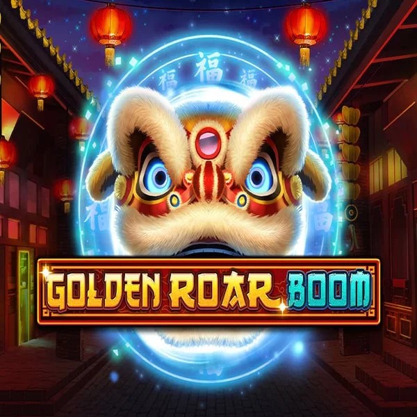 Golden Roar BOOM slot visual from Greentube available on ringosspin.com