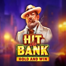 Hit The Bank Hold and Win slot logo by Playson at Ringospin Casino