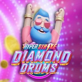 Hyper Strike Diamond Drums logo by Gameburger Studios Ringospin Casino