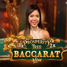 Prosperity Tree Baccarat slot visual from Evolution available on ringosspin.com