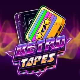 Retro Tapes online game logo by Push Gaming on ringosspin.com