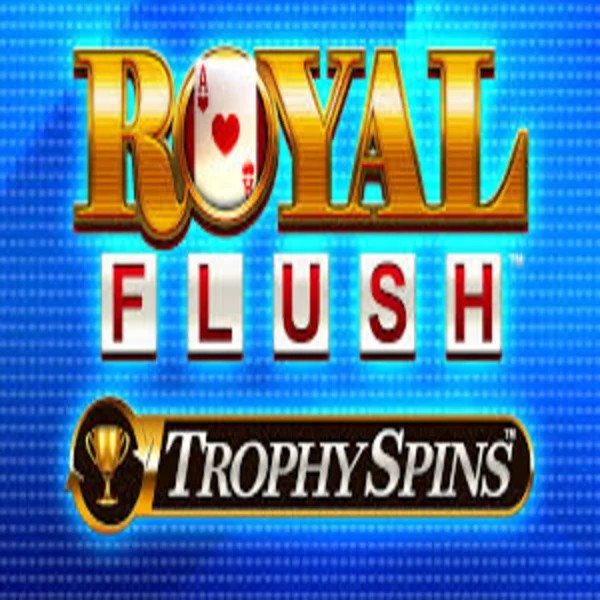 Royal Flush Trophy Spins game by Greentube – logo hosted on Ringospin Casino