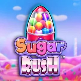 Sugar Rush slot logo by Pragmatic Play at Ringospin Casino