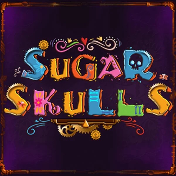Sugar Skulls slot visual from Booming Games available on ringosspin.com