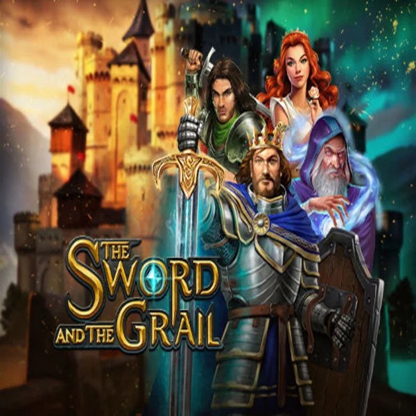 Official Slots logo: The Sword and the Grail by  at Ringospin Casino