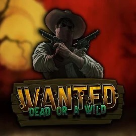 Wanted Dead or a Wild online game logo by Hacksaw Gaming on ringosspin.com
